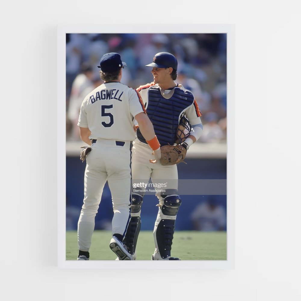 Poster Duel au Dodger Stadium – affiche Baseball (vue 3)